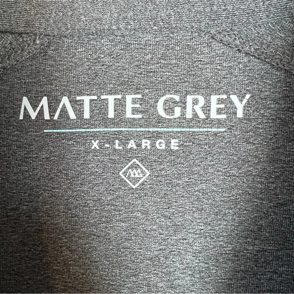 Haus of Grey Matte Grey Men's Golf Polo Shirt Gray Performance Athletic  Size XL - Picture 2 of 13